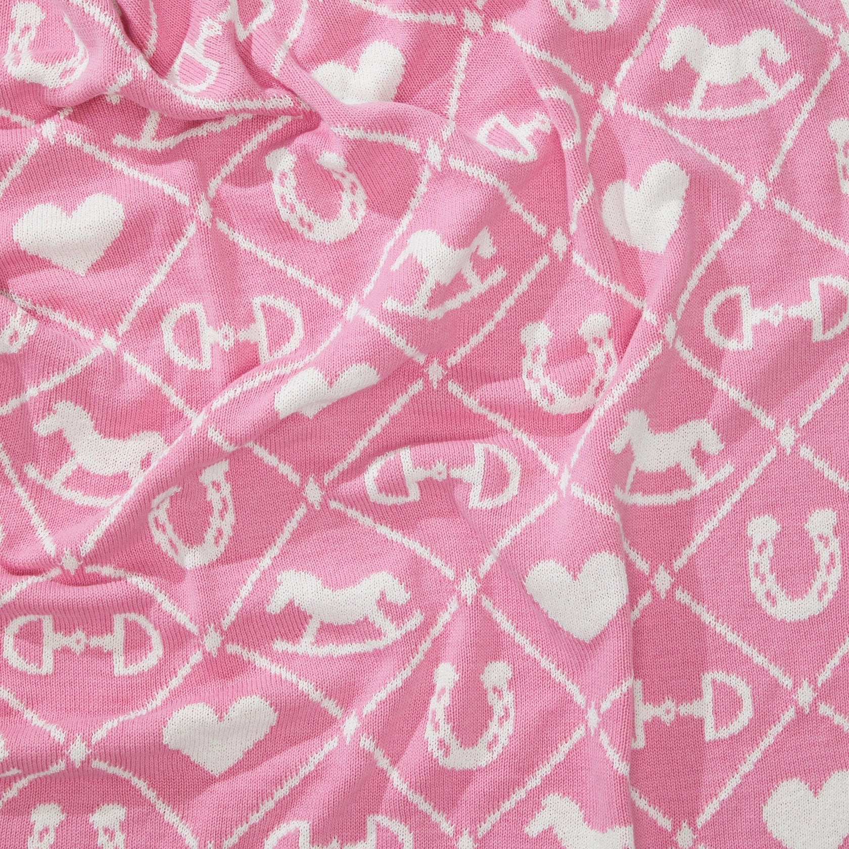 Pony Dreams Reversible Throw in Pink - shop_name#