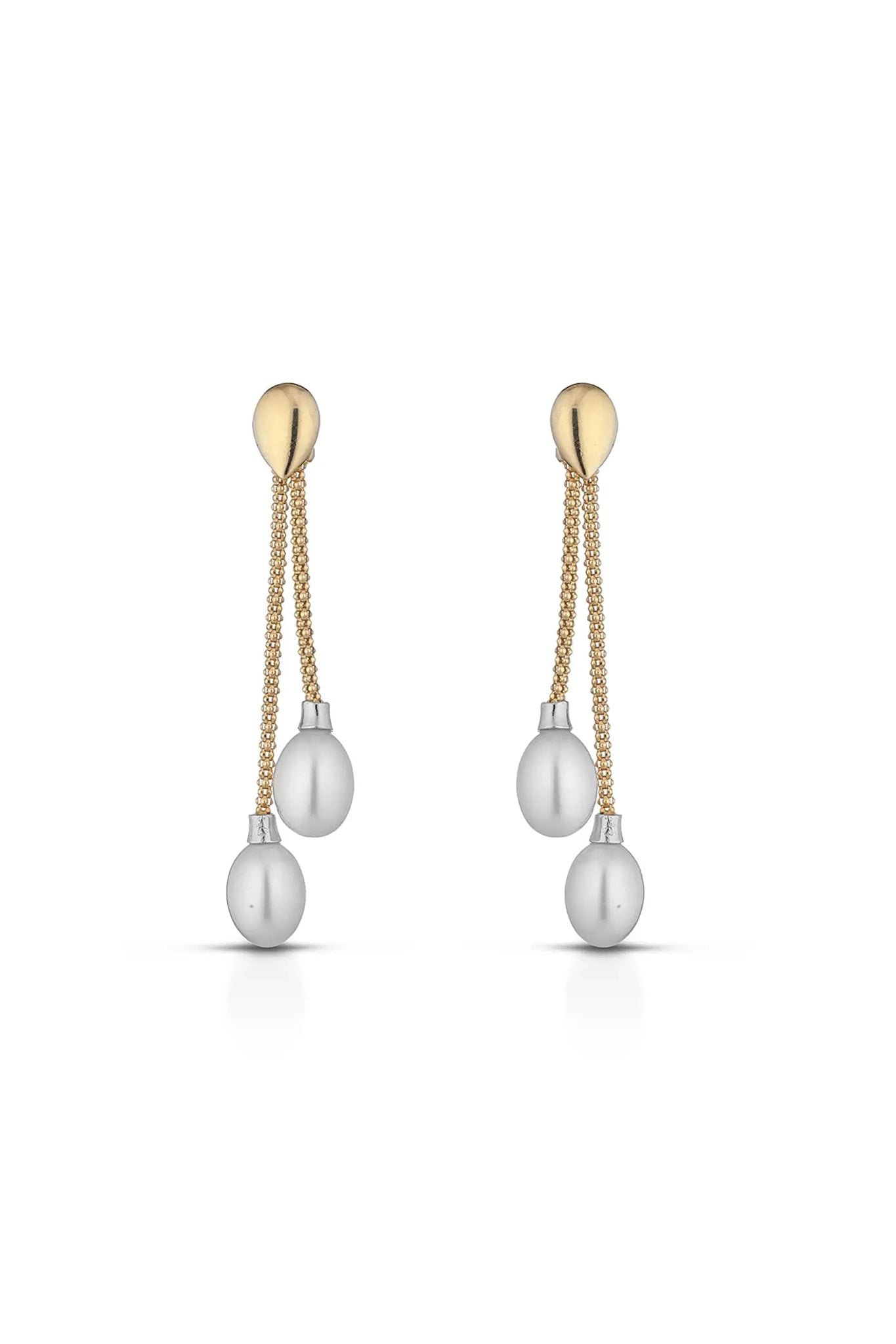 Ravello Golden Pearl Drop Earrings - L'Atelier Global