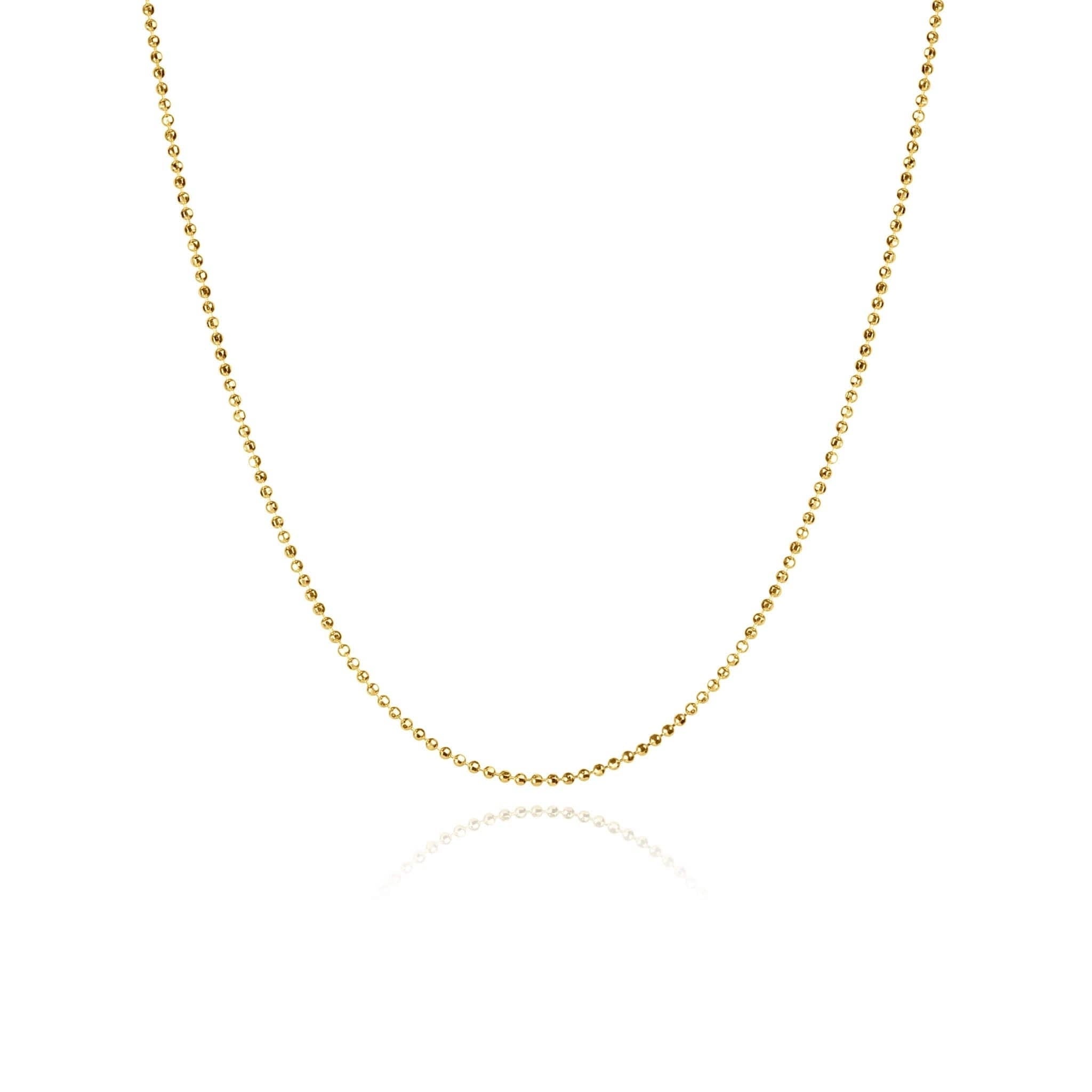 St.  Benedict Coin Pendant Ball Chain close upof strand