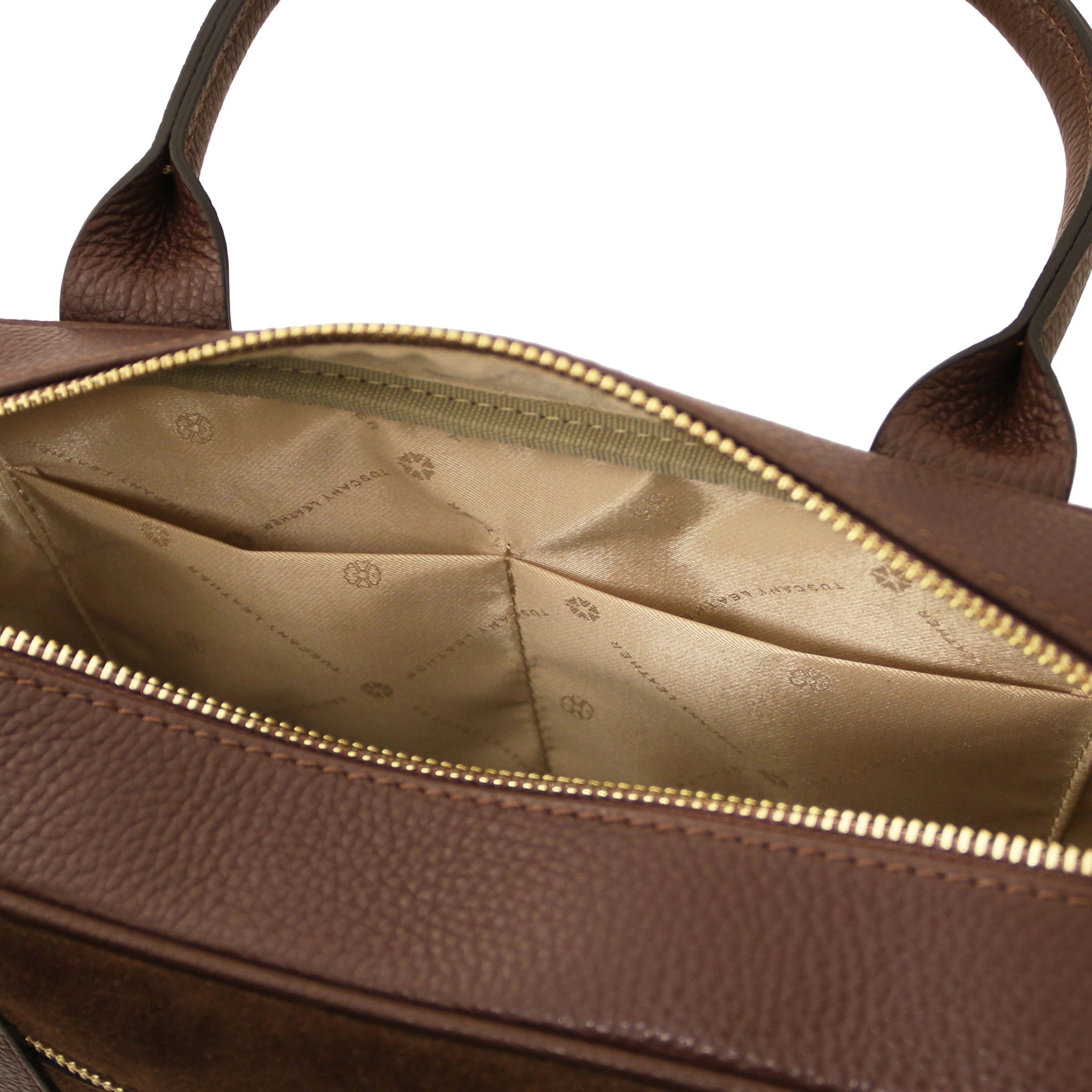 Stephany Italian Suede Leather Handbag