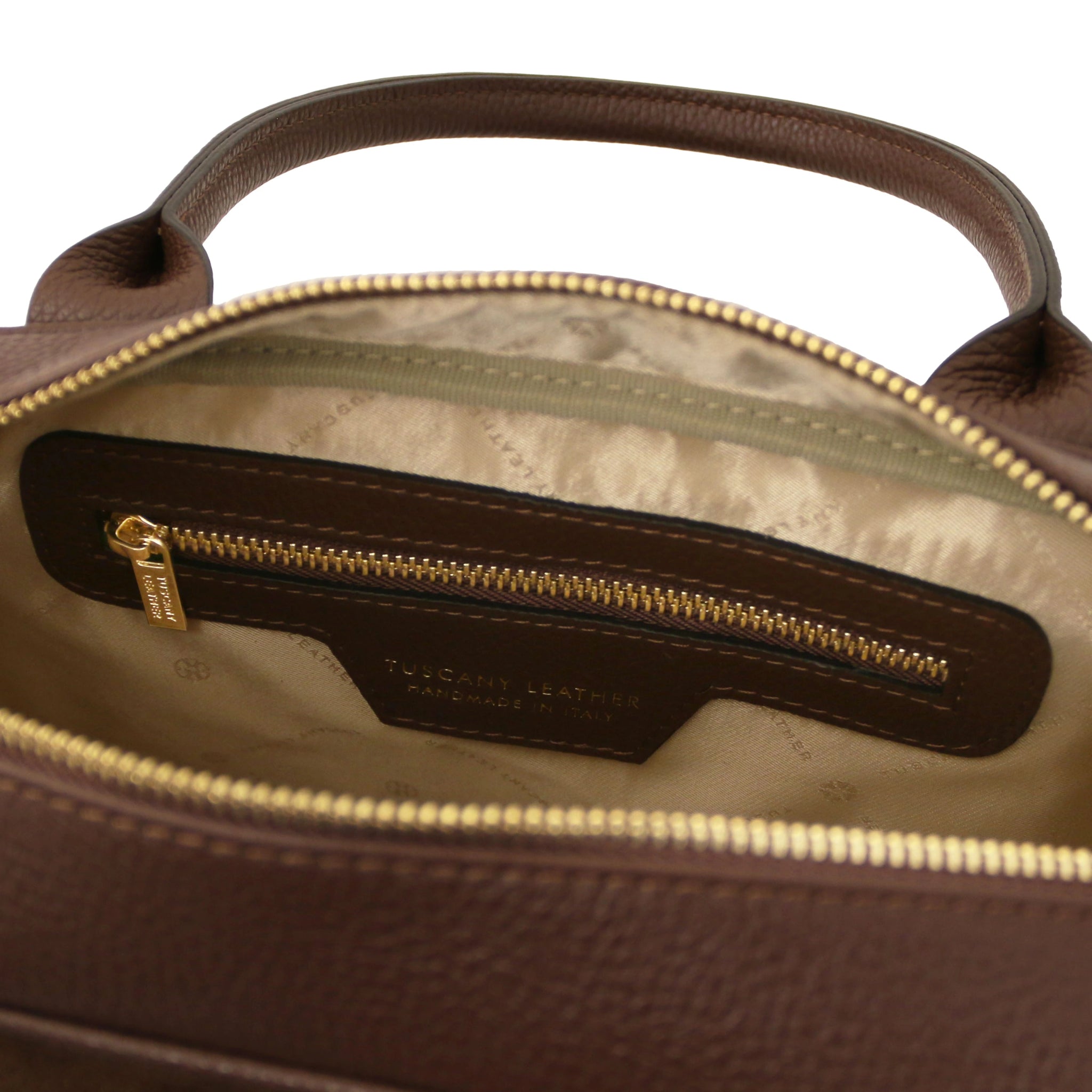 Stephany Italian Suede Leather Handbag