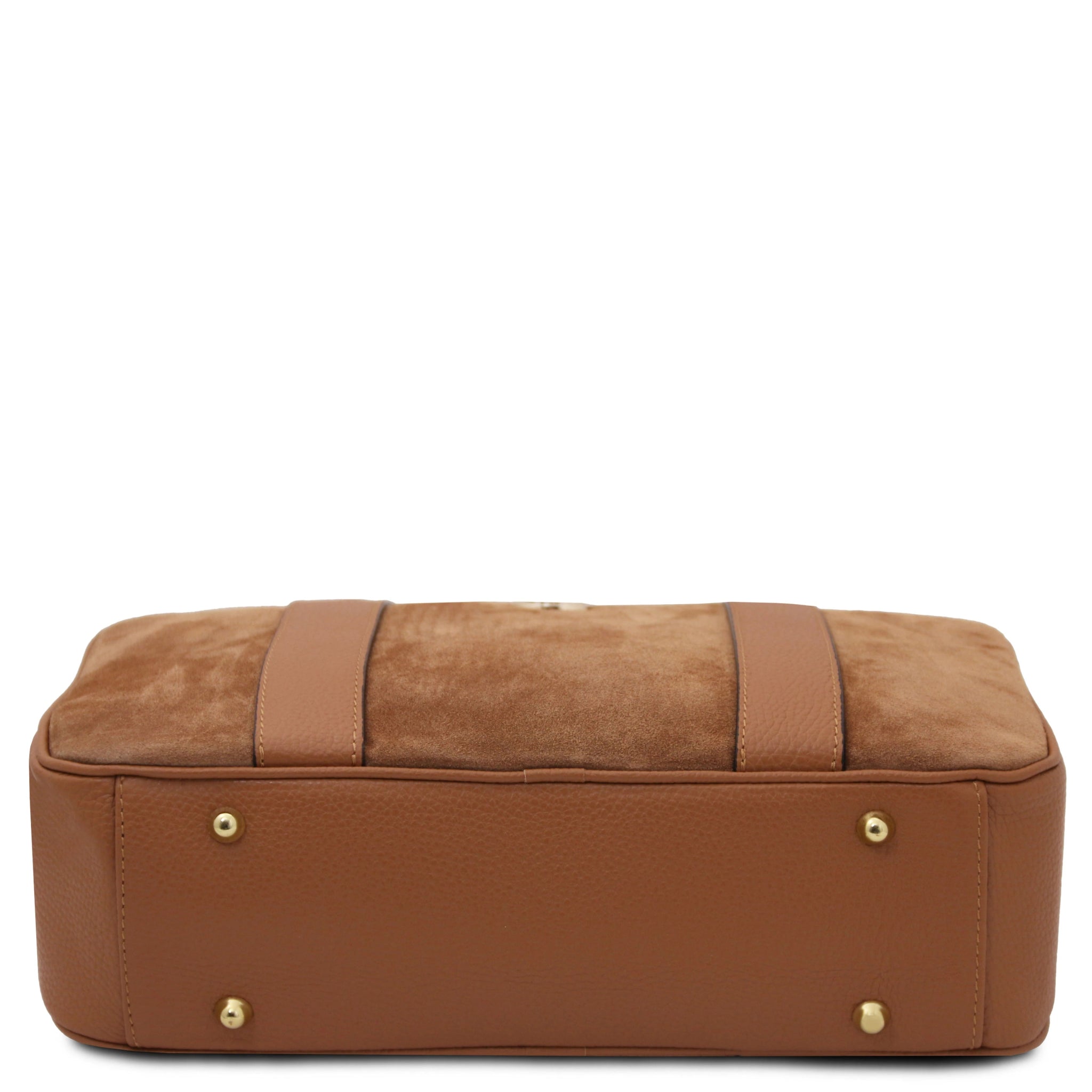 Stephany Italian Suede Leather Handbag