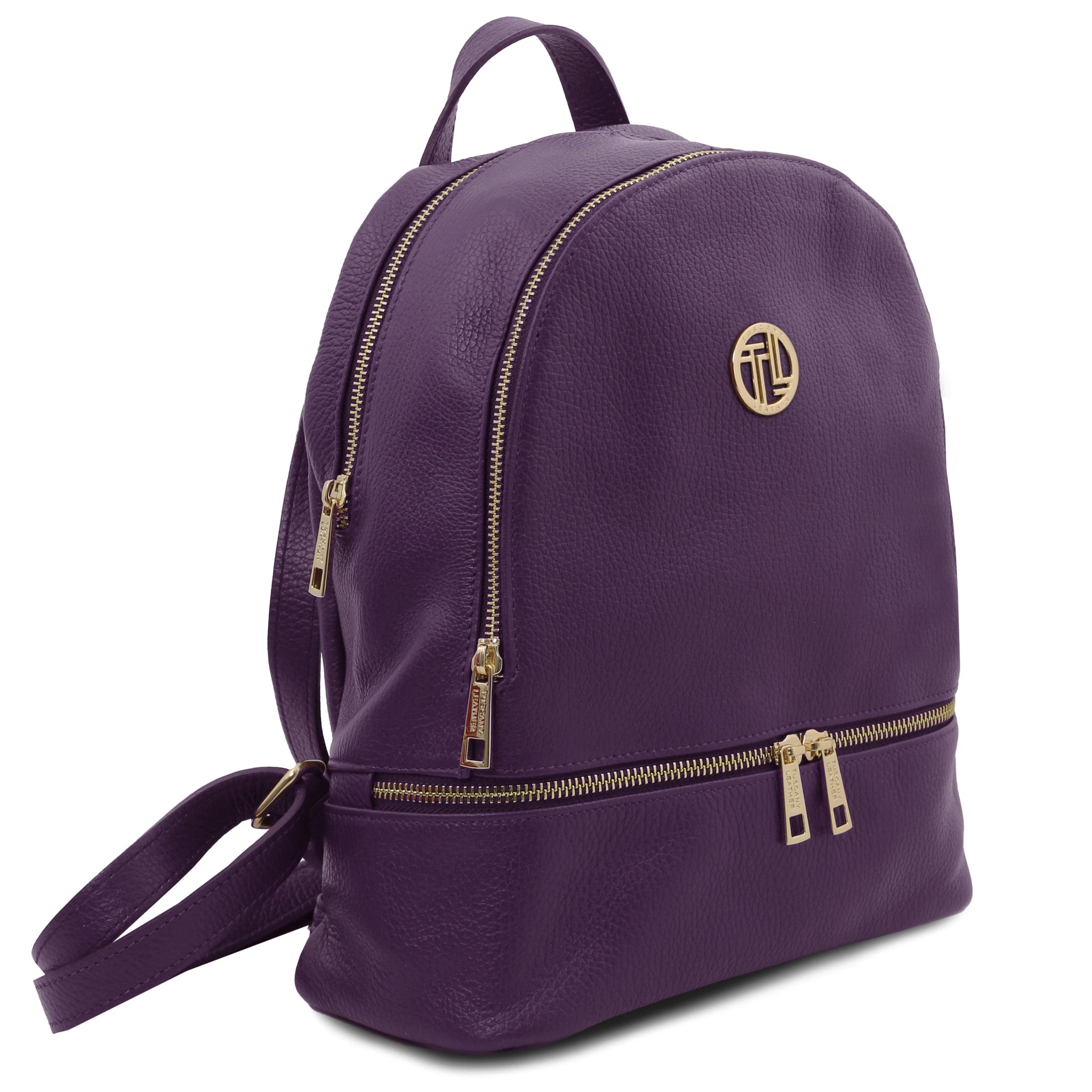 TL Bag Italian Soft Leather Zip Backpack - L'Atelier Global