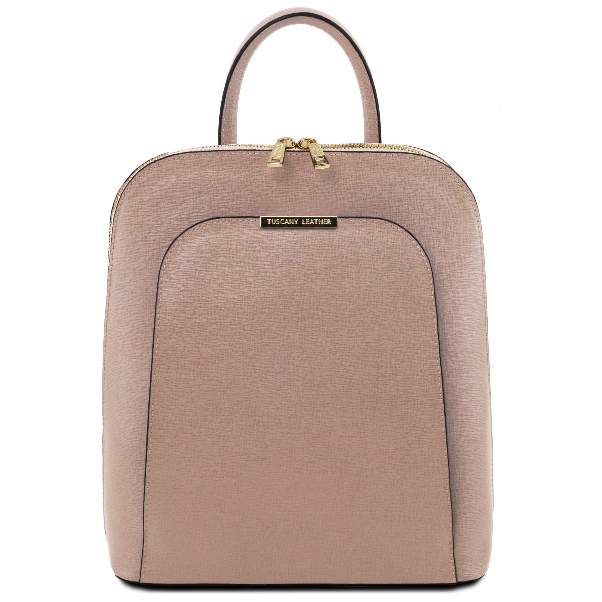 TL Bag Saffiano Italian Leather Backpack - L'Atelier Global