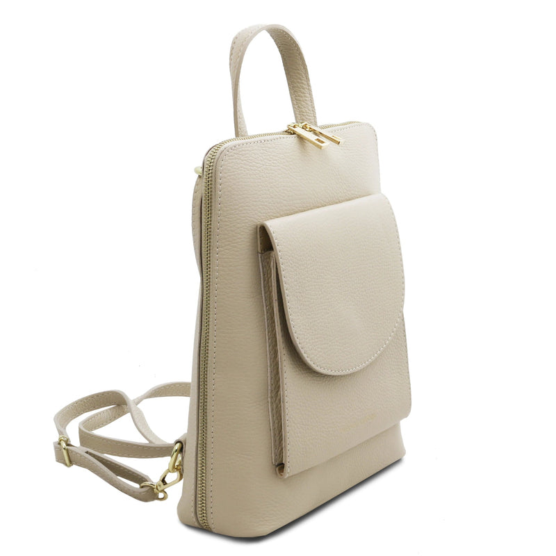TL Bag Small Italian Leather Backpack in - L'Atelier Global