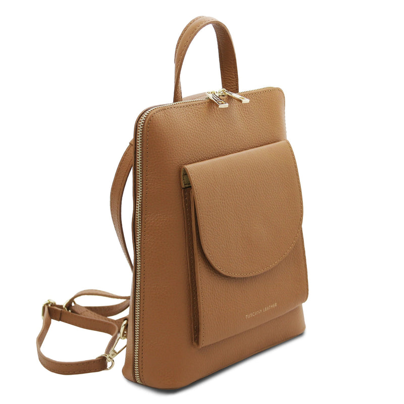 TL Bag Small Italian Leather Backpack in - L'Atelier Global