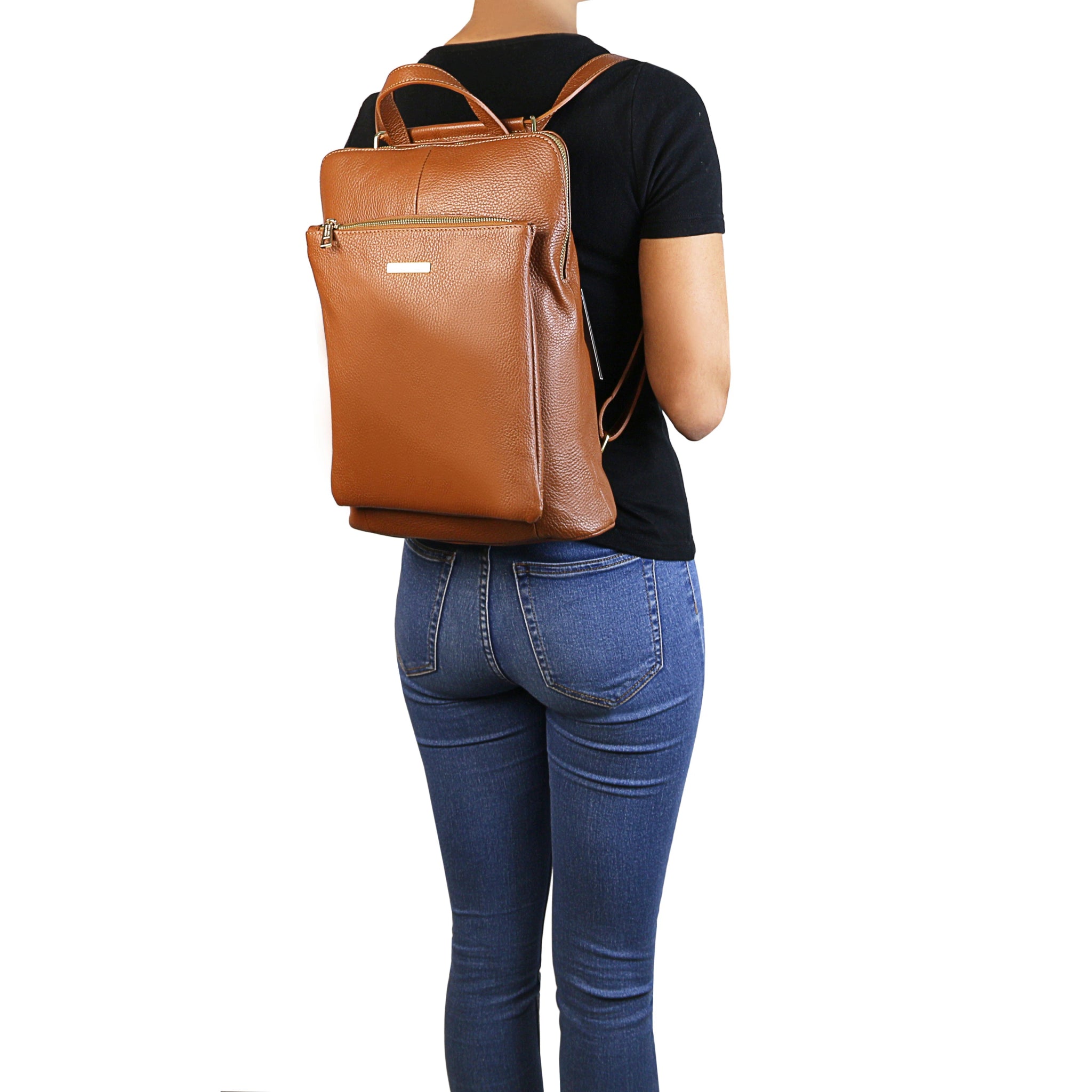 TL Bag Soft Pebbled Leather Backpack - L'Atelier Global