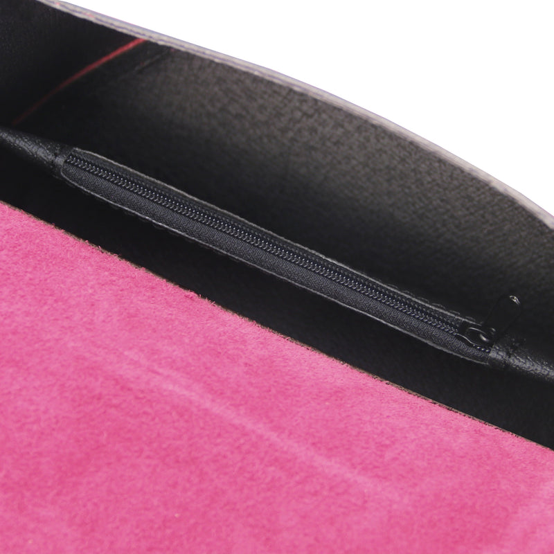 TL Italian Leather Assymetrical Shoulder Bag - L'Atelier Global