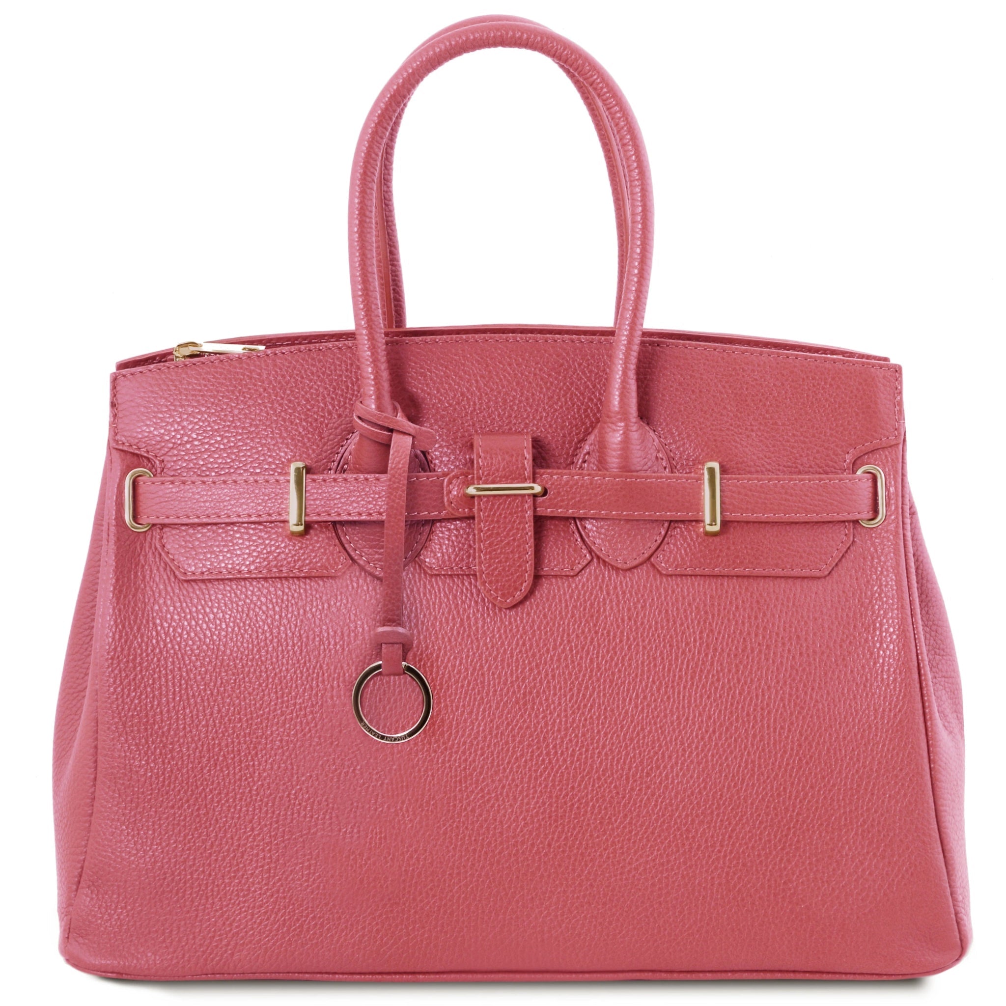 TL Italian Leather Handbag with Golden Hardware - L'Atelier Global