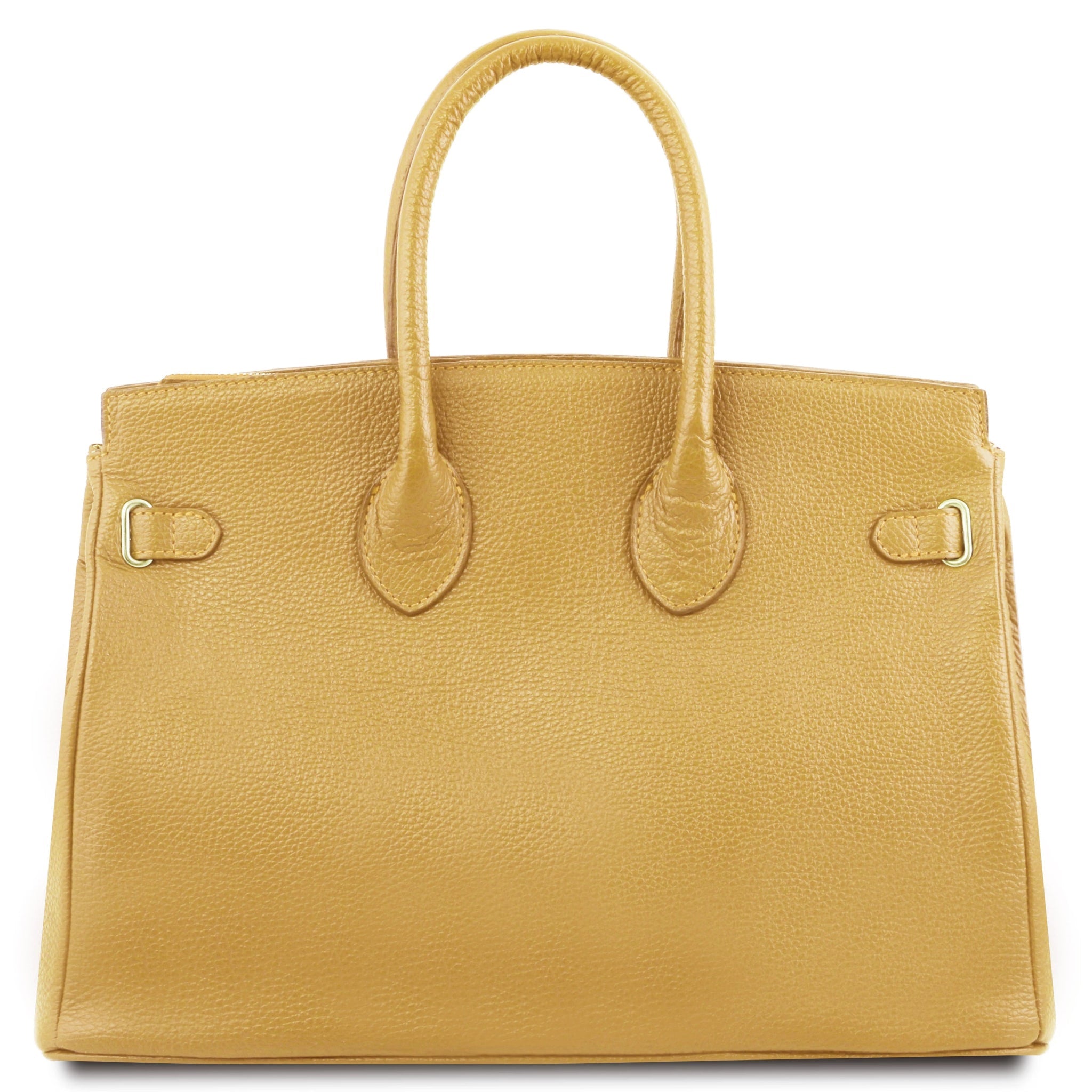 TL Italian Leather Handbag with Golden Hardware - L'Atelier Global