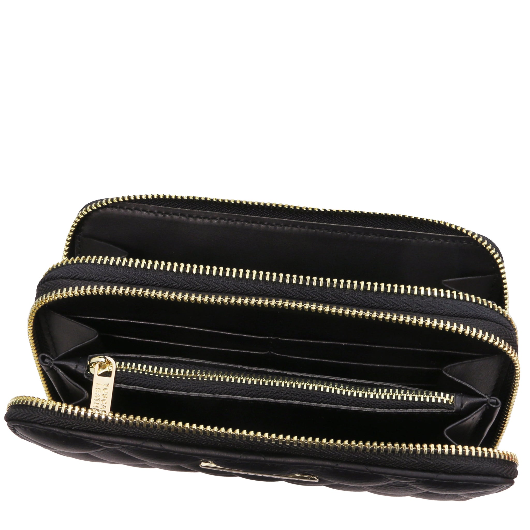 Ada Double Zip Around Soft Italian Leather Wallet - L'Atelier Global