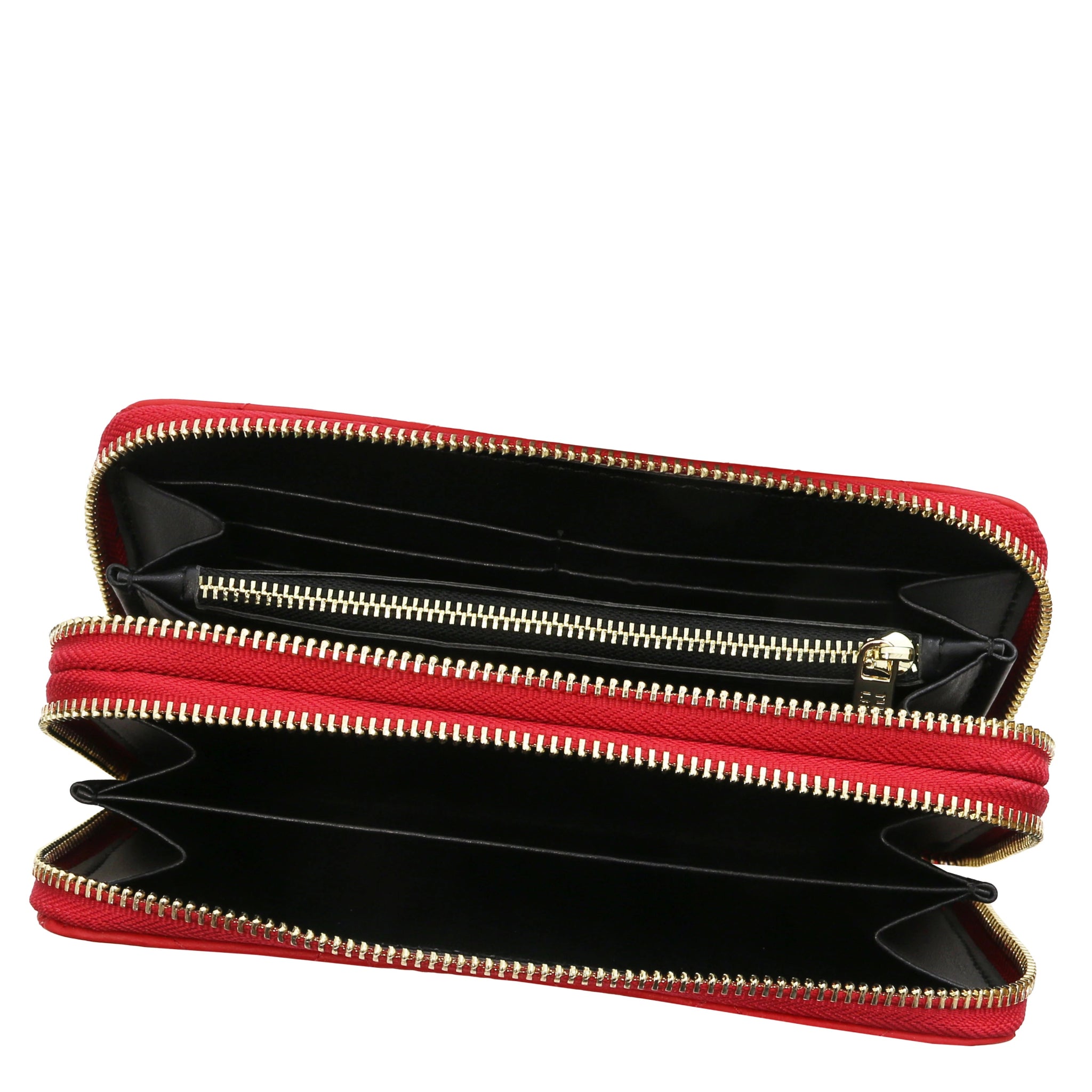 Ada Double Zip Around Soft Italian Leather Wallet - L'Atelier Global