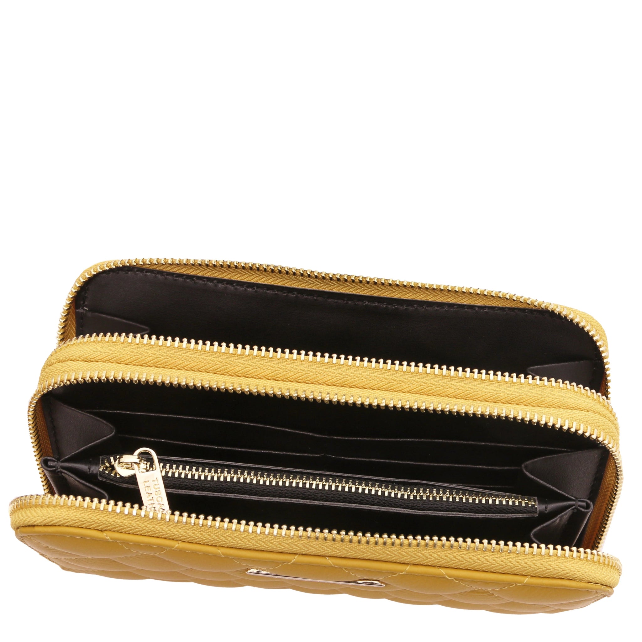 Ada Double Zip Around Soft Italian Leather Wallet - L'Atelier Global