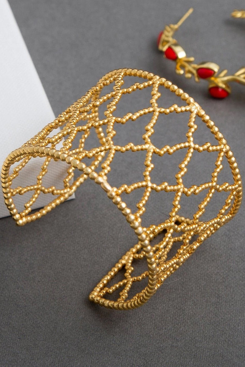 Alhambra Lattice Cuff Bracelet - L'Atelier Global