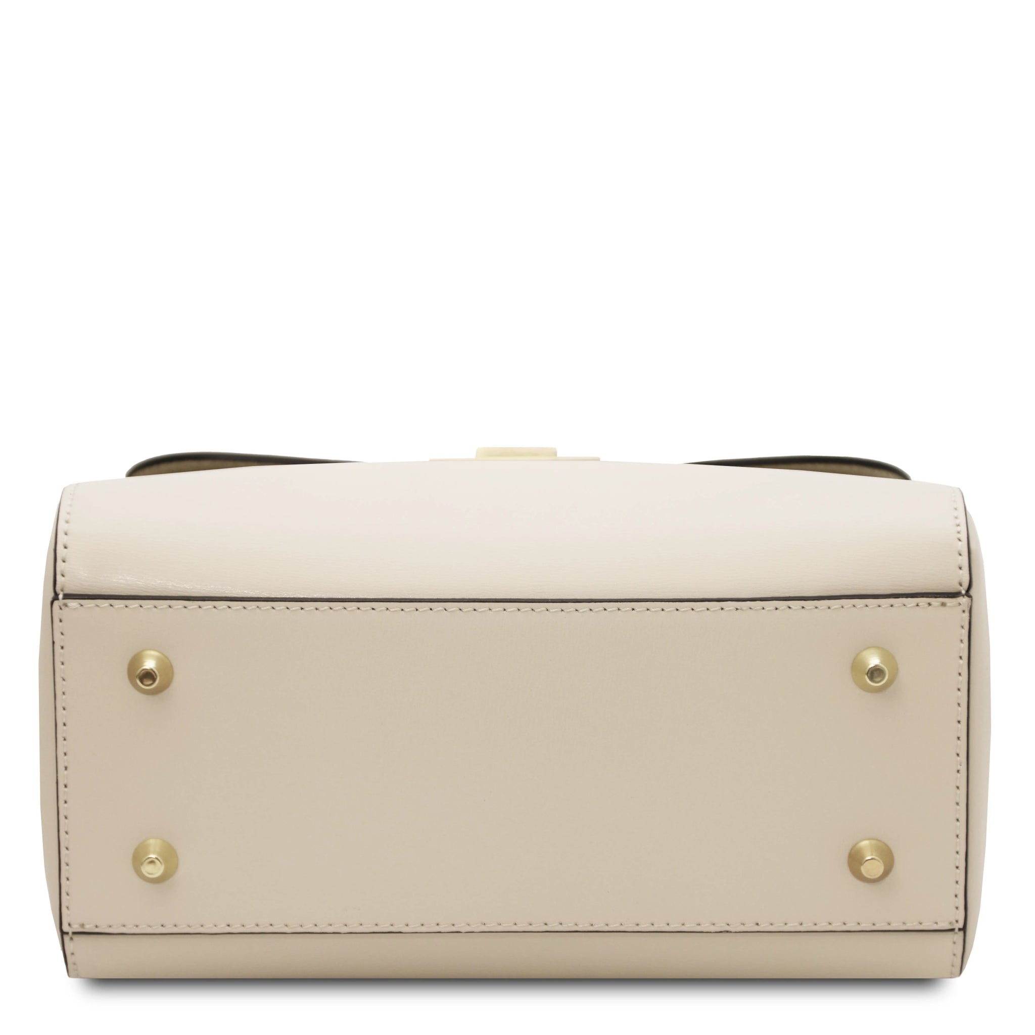 Armonia Italian Leather Handbag in Red Bottom View