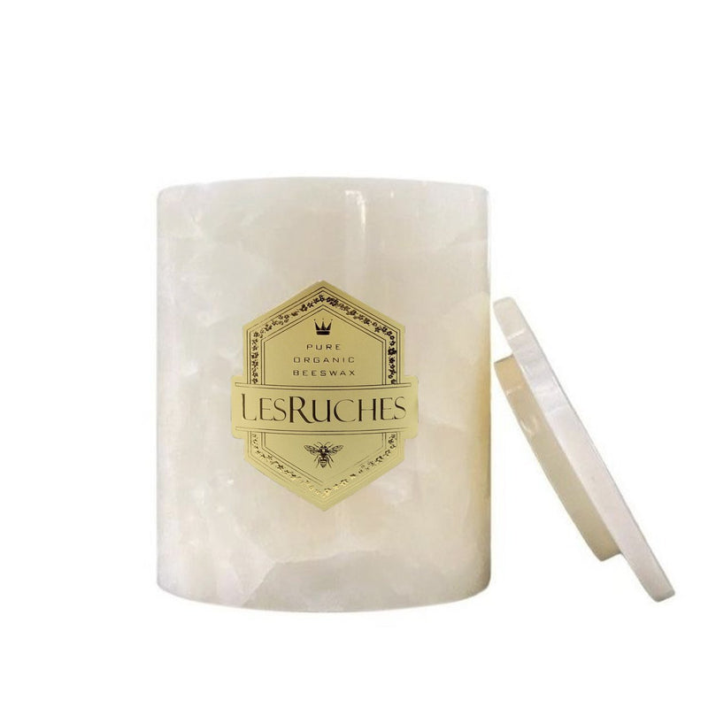 Cassis Onyx Partfaite Beeswax Candle 8 oz. - L'Atelier Global