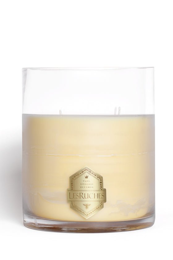 Cassis Verre Minimaliste Beeswax Candle 48oz. - L'Atelier Global