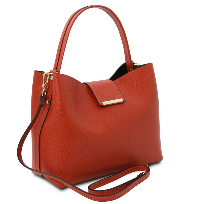 Clio Leather Secchiello Bag - L'Atelier Global