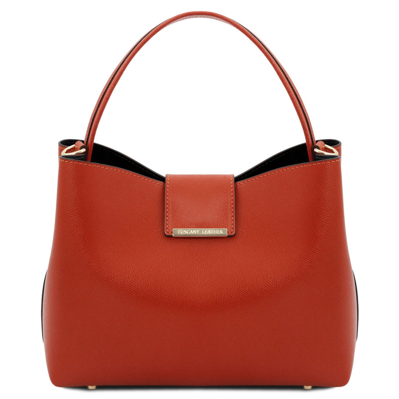 Clio Leather Secchiello Bag - L'Atelier Global