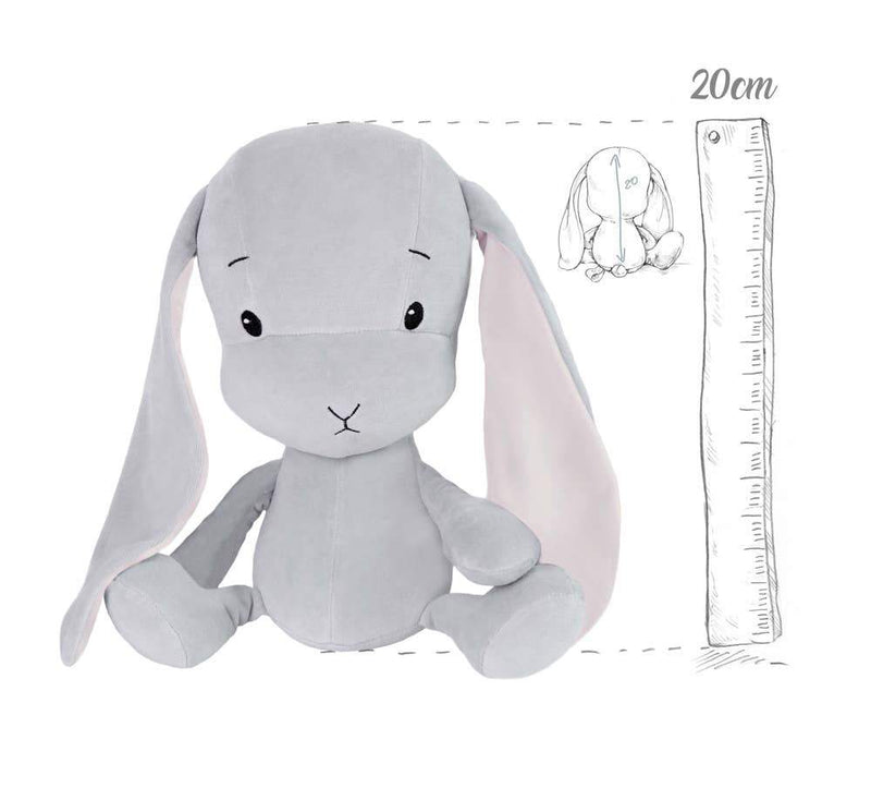 Effik The Gray Bunny With Pink Ears - L'Atelier Global