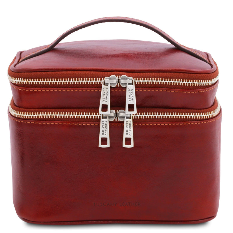 Eliot Leather Toilet Bag - L'Atelier Global