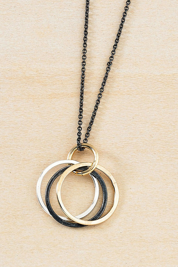 Endless Possibilities Oxidized Sterling Silver Necklace - L'Atelier Global