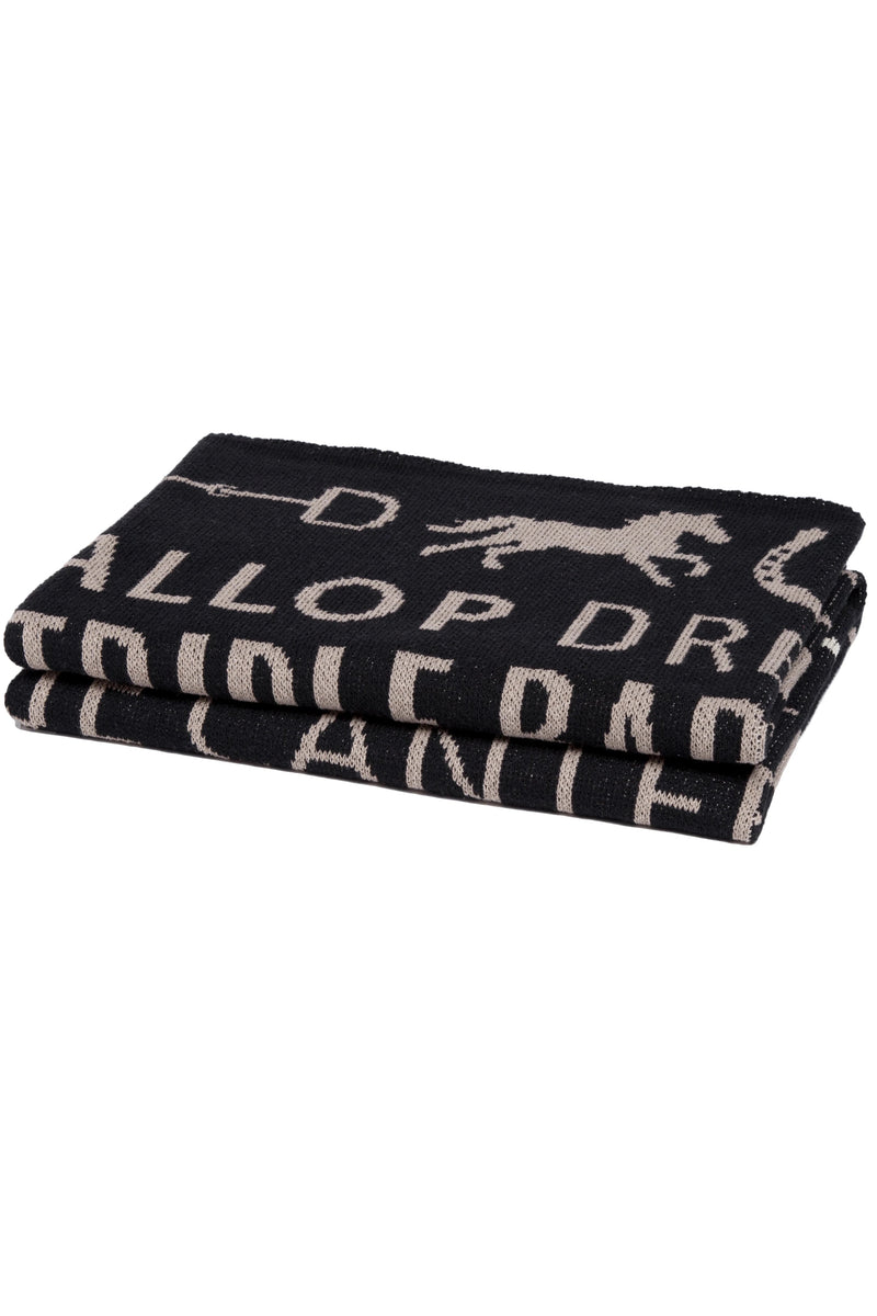 Equestrian Eco Text Throw - L'Atelier Global