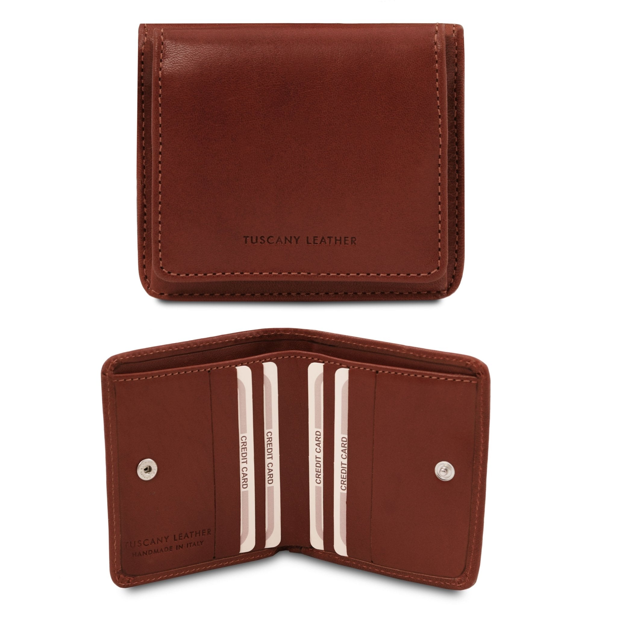 Exclusive Leather Wallet with Coin Pocket - L'Atelier Global