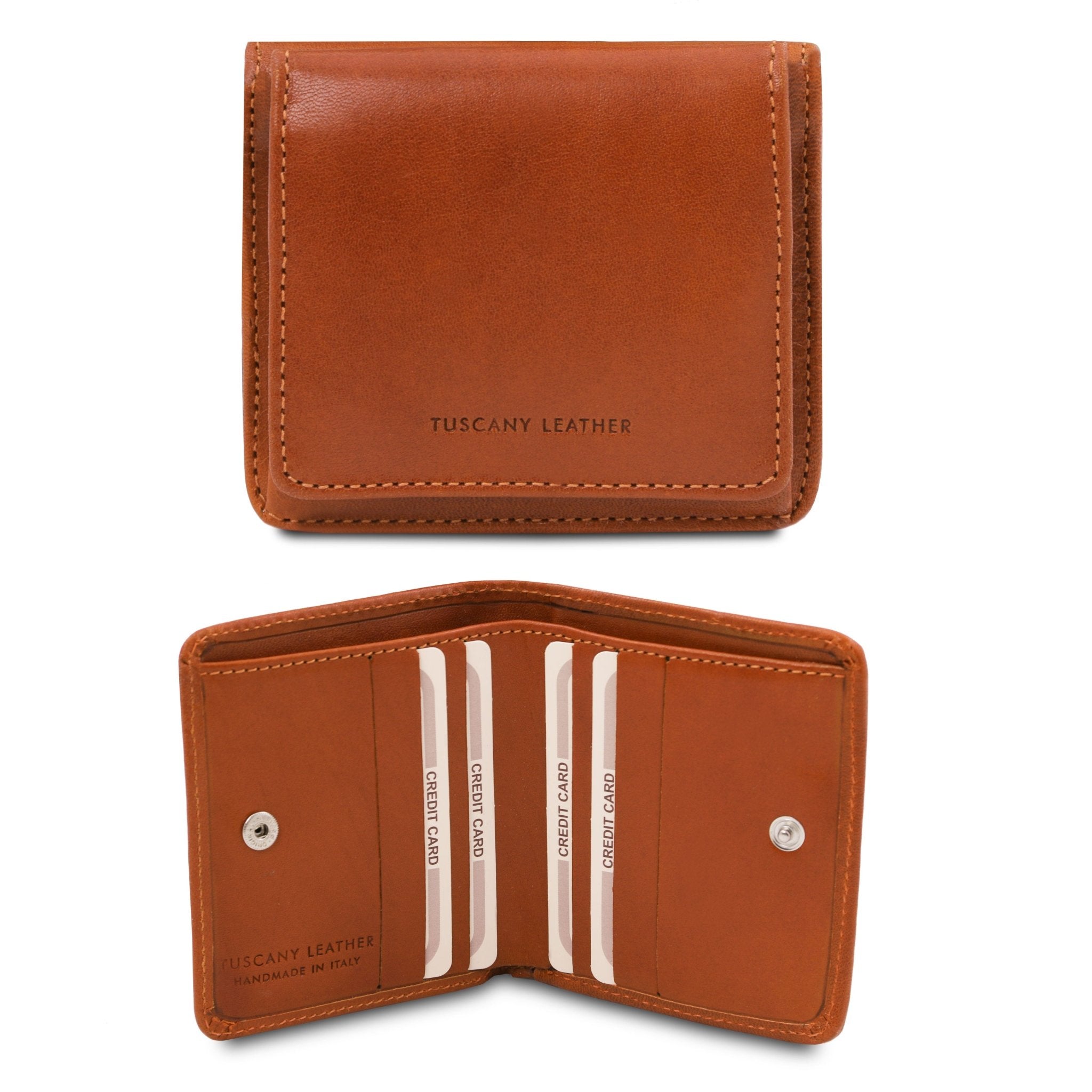 Exclusive Leather Wallet with Coin Pocket - L'Atelier Global