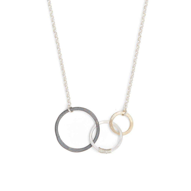 Hammered Circles Story Necklace - L'Atelier Global