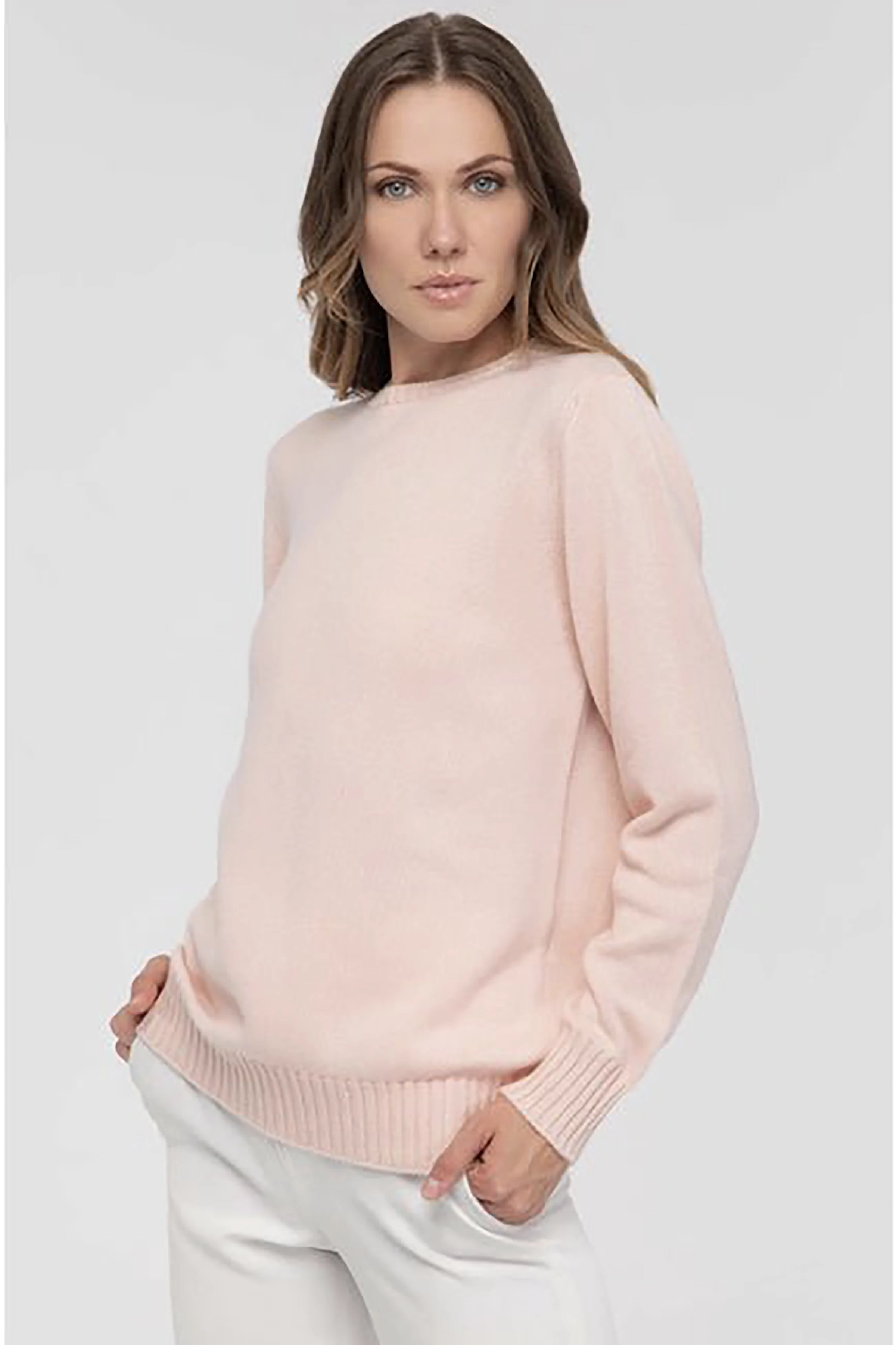 Italian Fine Cashmere Crewneck - L'Atelier Global