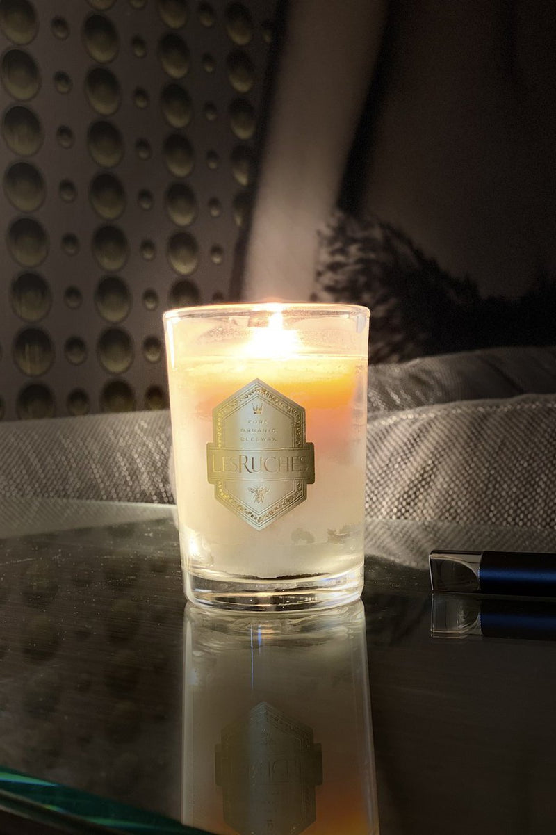 Le Tabacl Partfaite Verre Beeswax Candle 8 oz. - L'Atelier Global