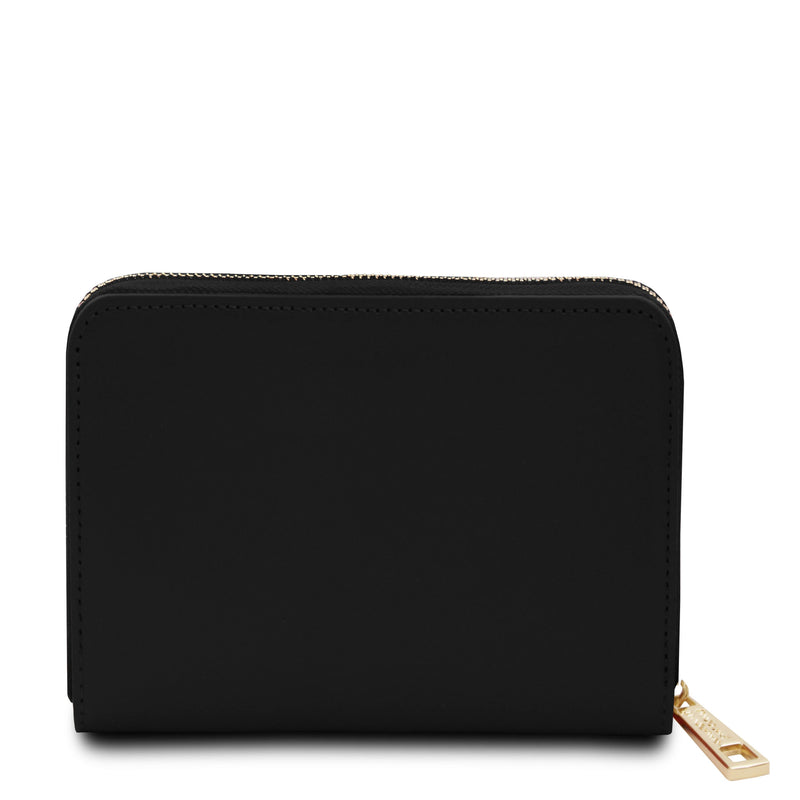 Leda Exclusive Zip Around Leather Wallet - L'Atelier Global