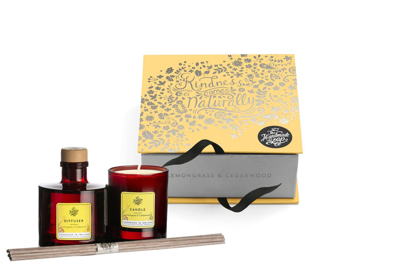 Lemongrass and Cedarwood Candle and Diffuser Gift Set - L'Atelier Global