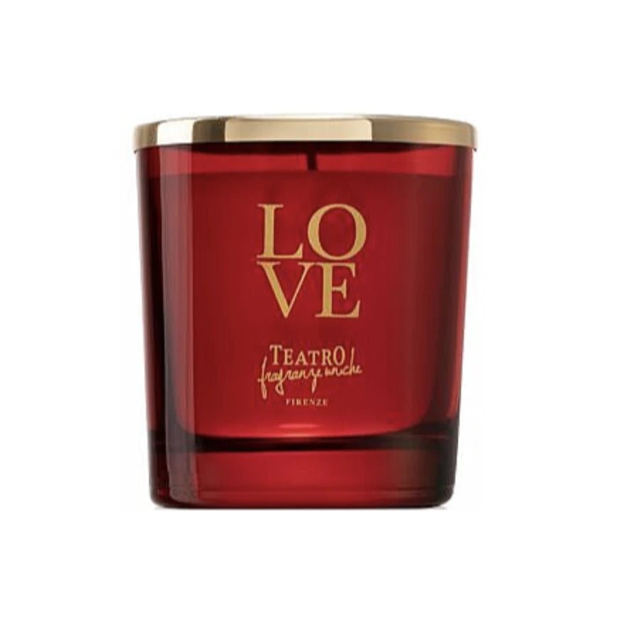 Love Luxury Florentine Scented Candle  on a white background - L'Atelier Global