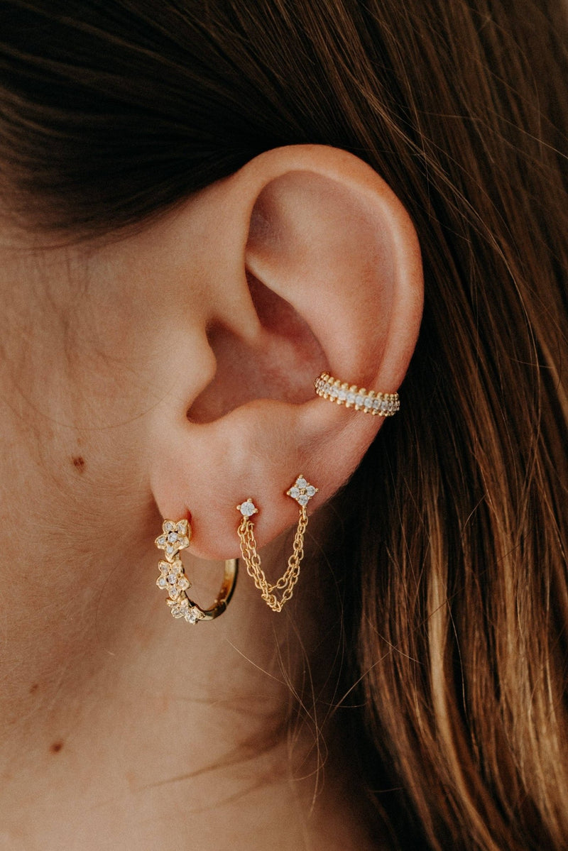 Margarita Daisy Hoop Earrings - L'Atelier Global