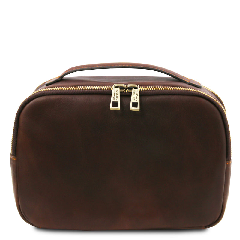 Marvin Italian Leather Toiletry Bag