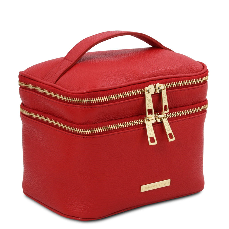 Mary Soft Leather Cosmetic Bag - L'Atelier Global