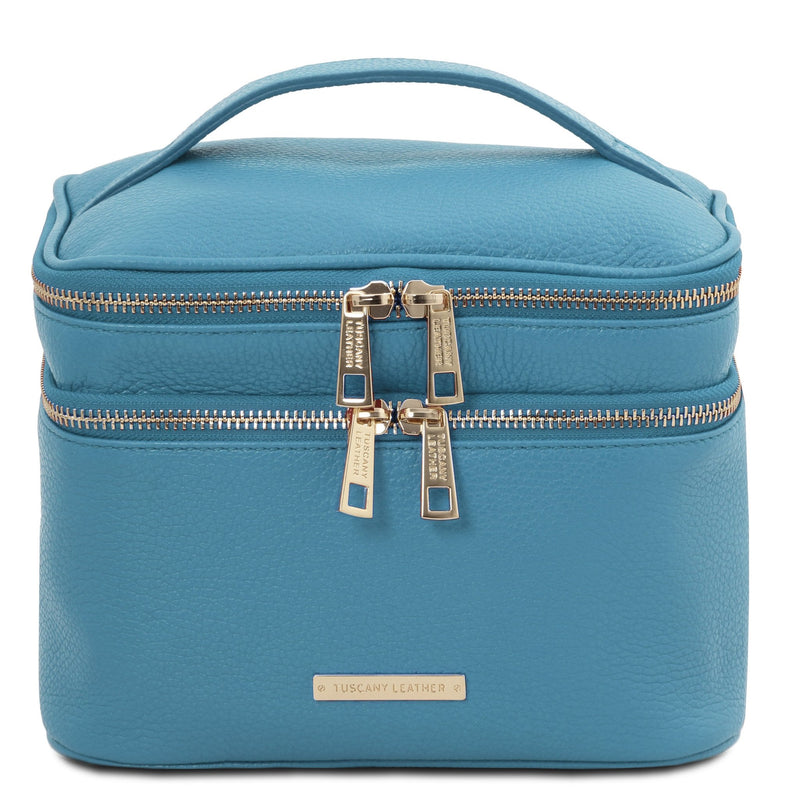Mary Soft Leather Cosmetic Bag - L'Atelier Global