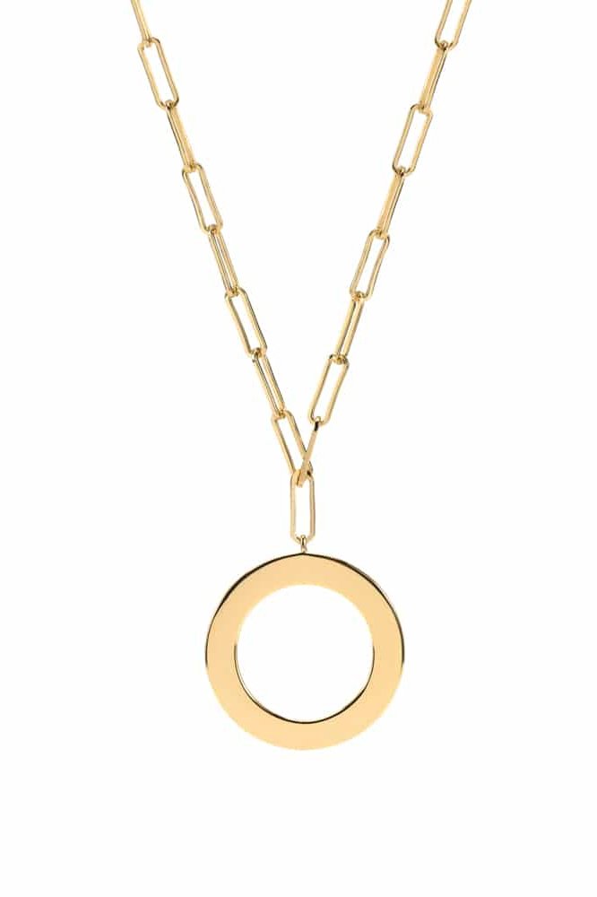 Melle Gold Vermeil Circle Necklace - L'Atelier Global