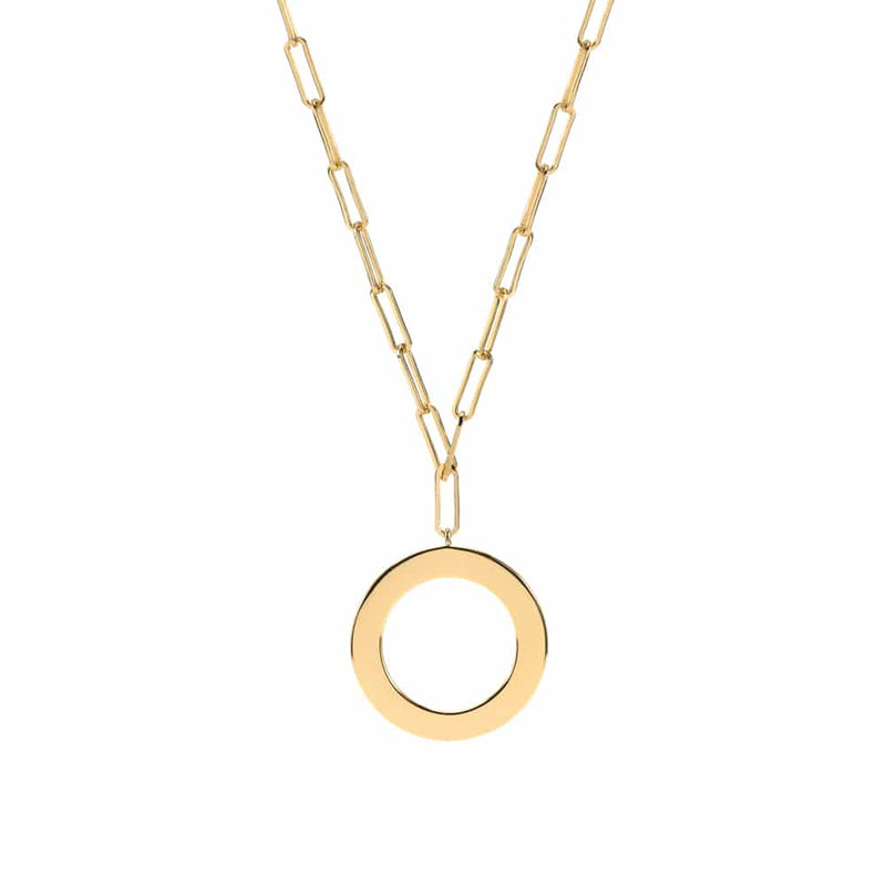 Melle Gold Vermeil Circle Necklace - L'Atelier Global