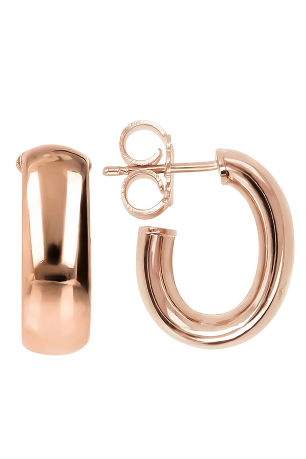 Milano Golden Rosé Hoop Earrings - L'Atelier Global