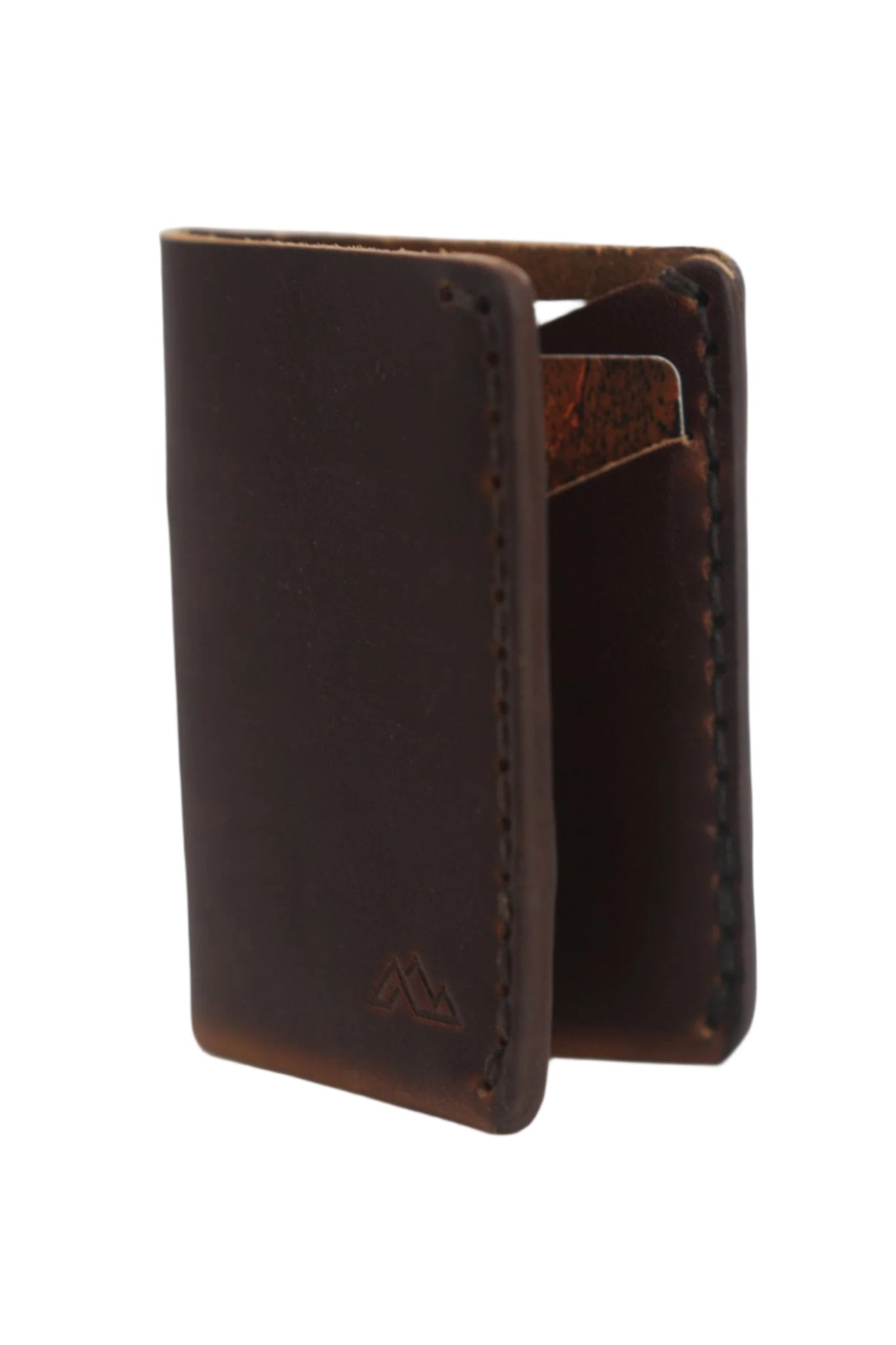 Minimalist Horween Wallet in black on a white background - L'Atelier Global