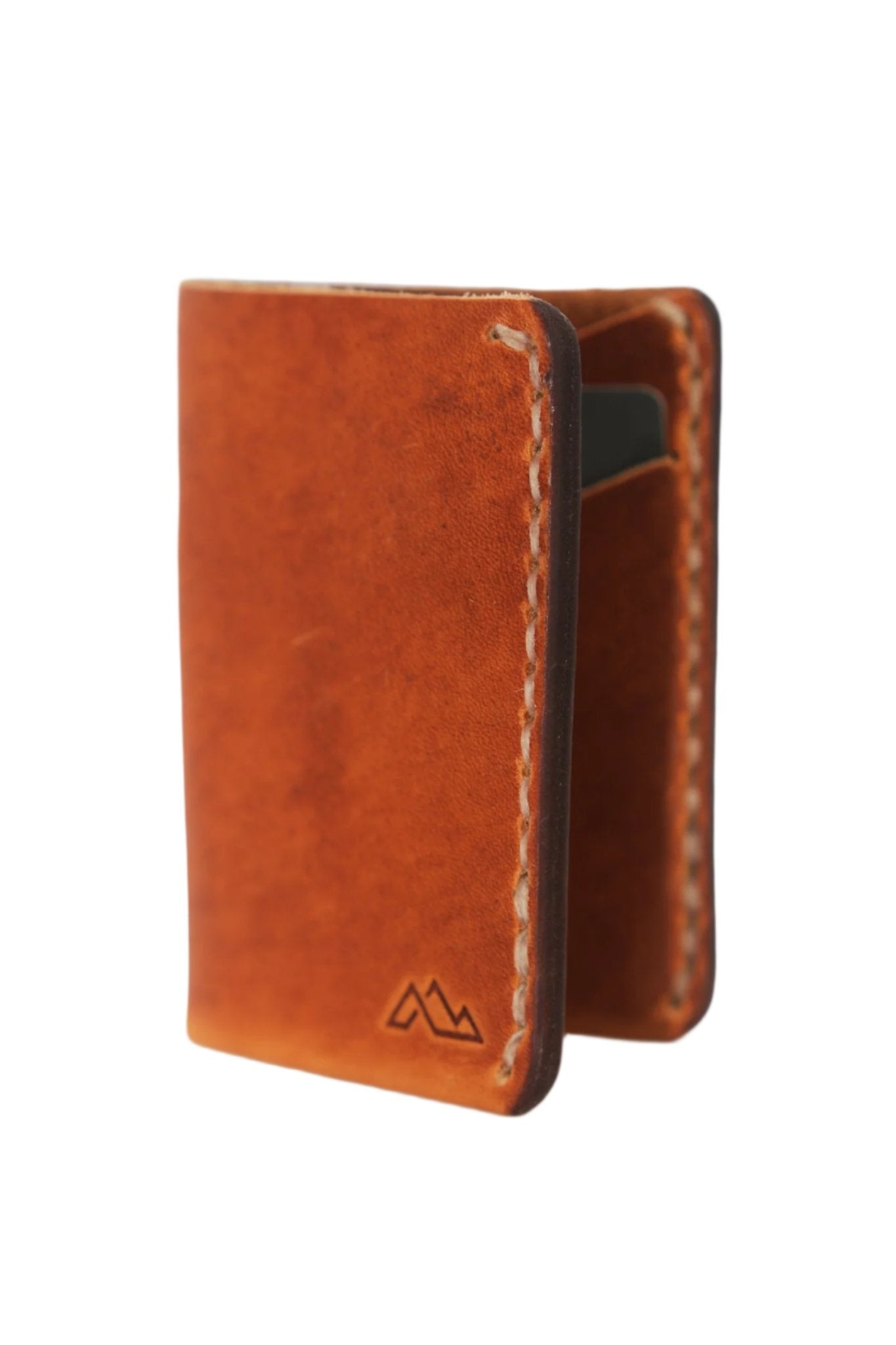 Minimalist Horween Wallet in natural on a white background - L'Atelier Global