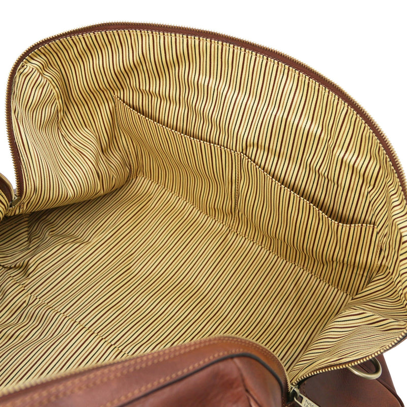 Oslo Travel Leather Duffle Bag - Weekender - L'Atelier Global