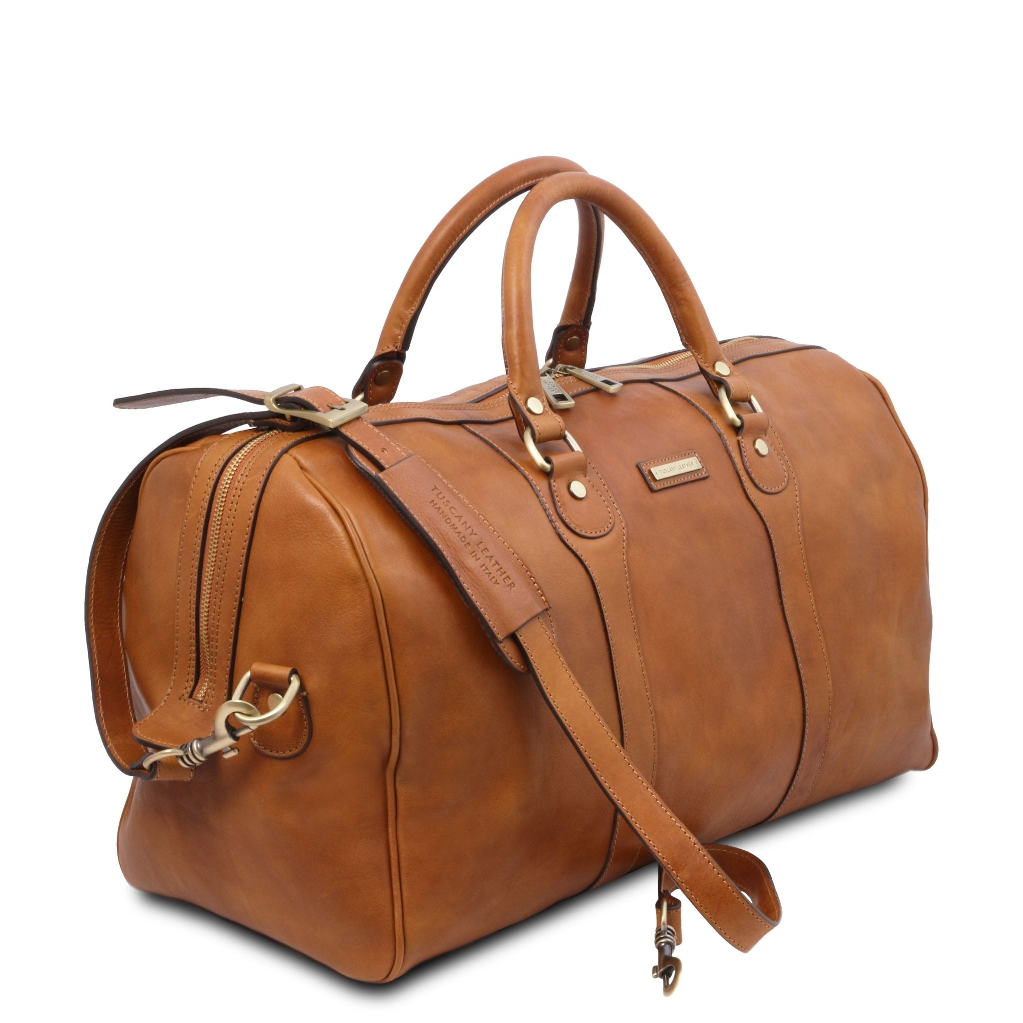 Oslo Travel Leather Duffle Bag - Weekender - L'Atelier Global