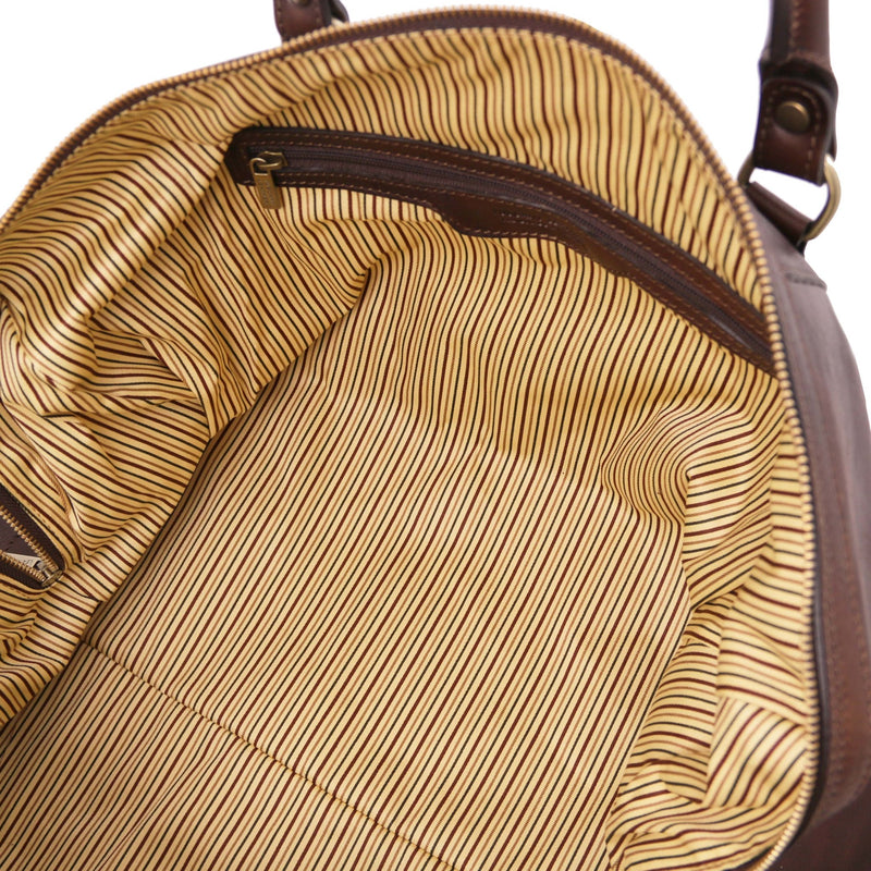 Oslo Travel Leather Duffle Bag - Weekender - L'Atelier Global