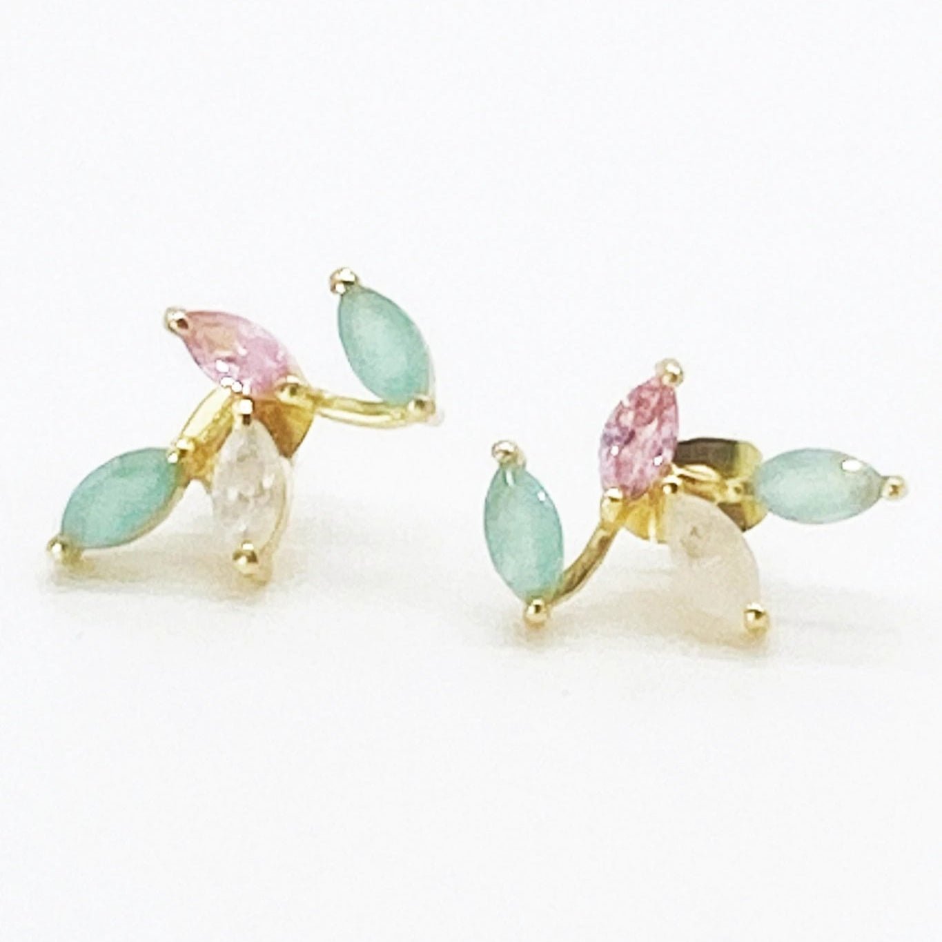 Padma Climber Lotus Flower Earrings - L'Atelier Global