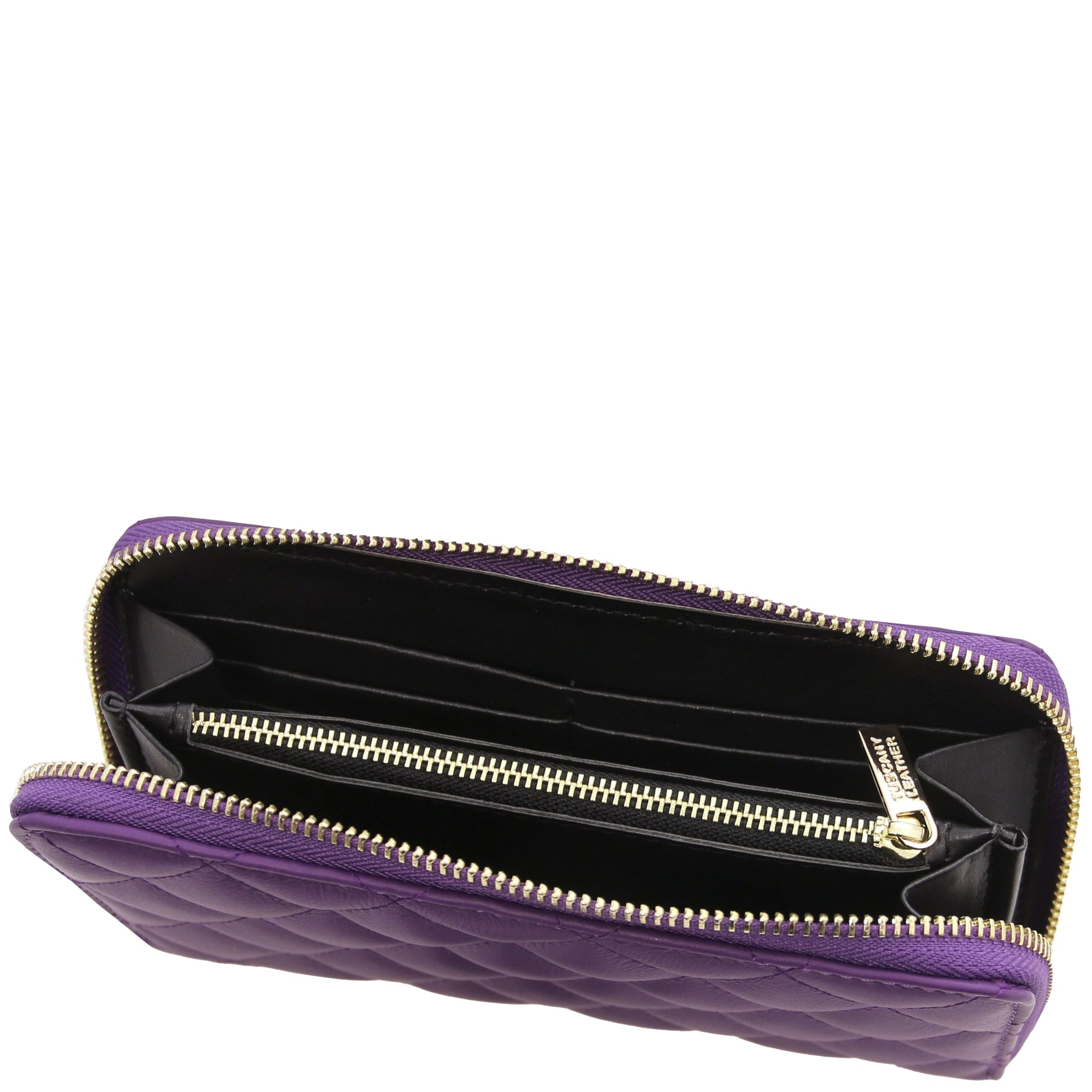 Penelope Exclusive Zip Around Italian Leather Wallet - L'Atelier Global