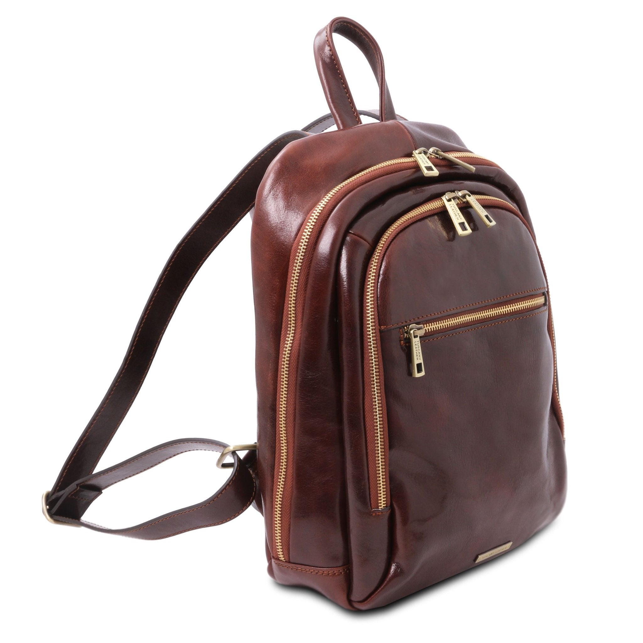 Perth Two Compartments Leather Backpack - L'Atelier Global